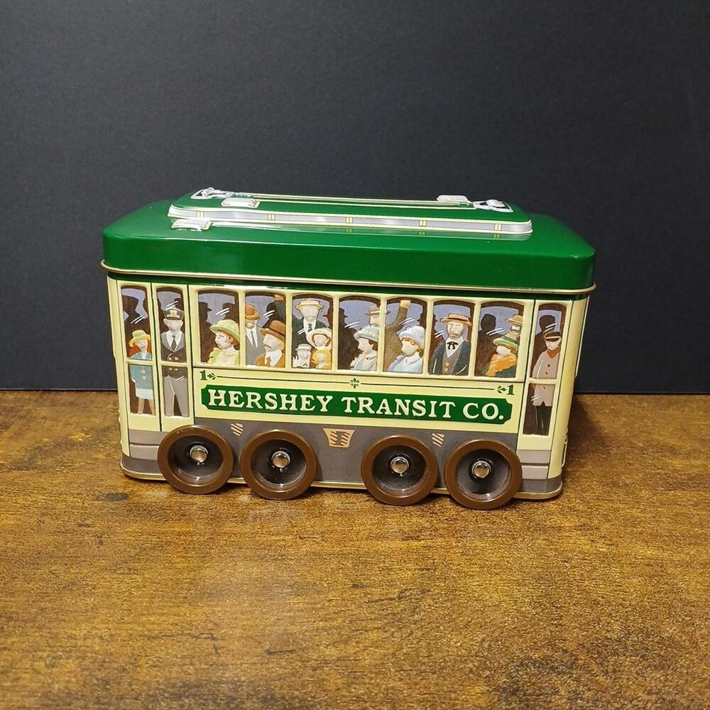 Hershey Transit Co. Trolley Tin Hershey's Vehicle Collector Car Series #3 (2002) - Picture 3 of 8
